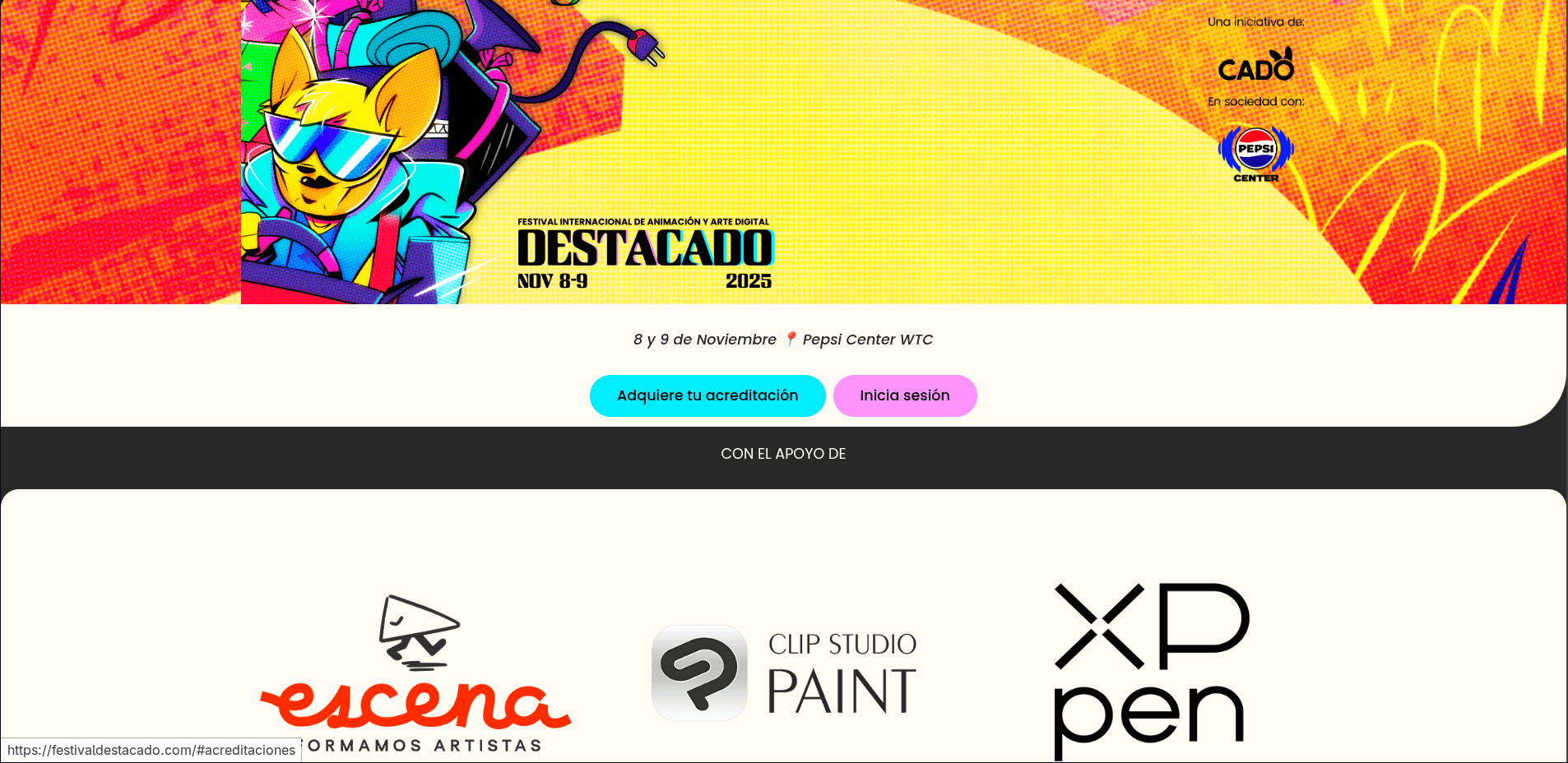 Screenshot of Festival DestaCADO